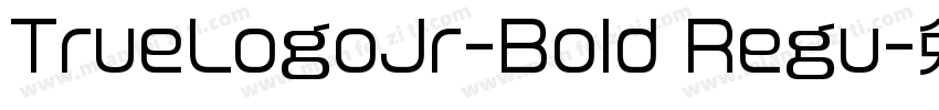 TrueLogoJr-Bold Regu字体转换